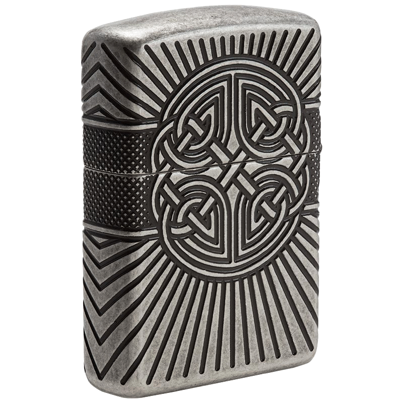 Celtic Cross Antique Silver Armor