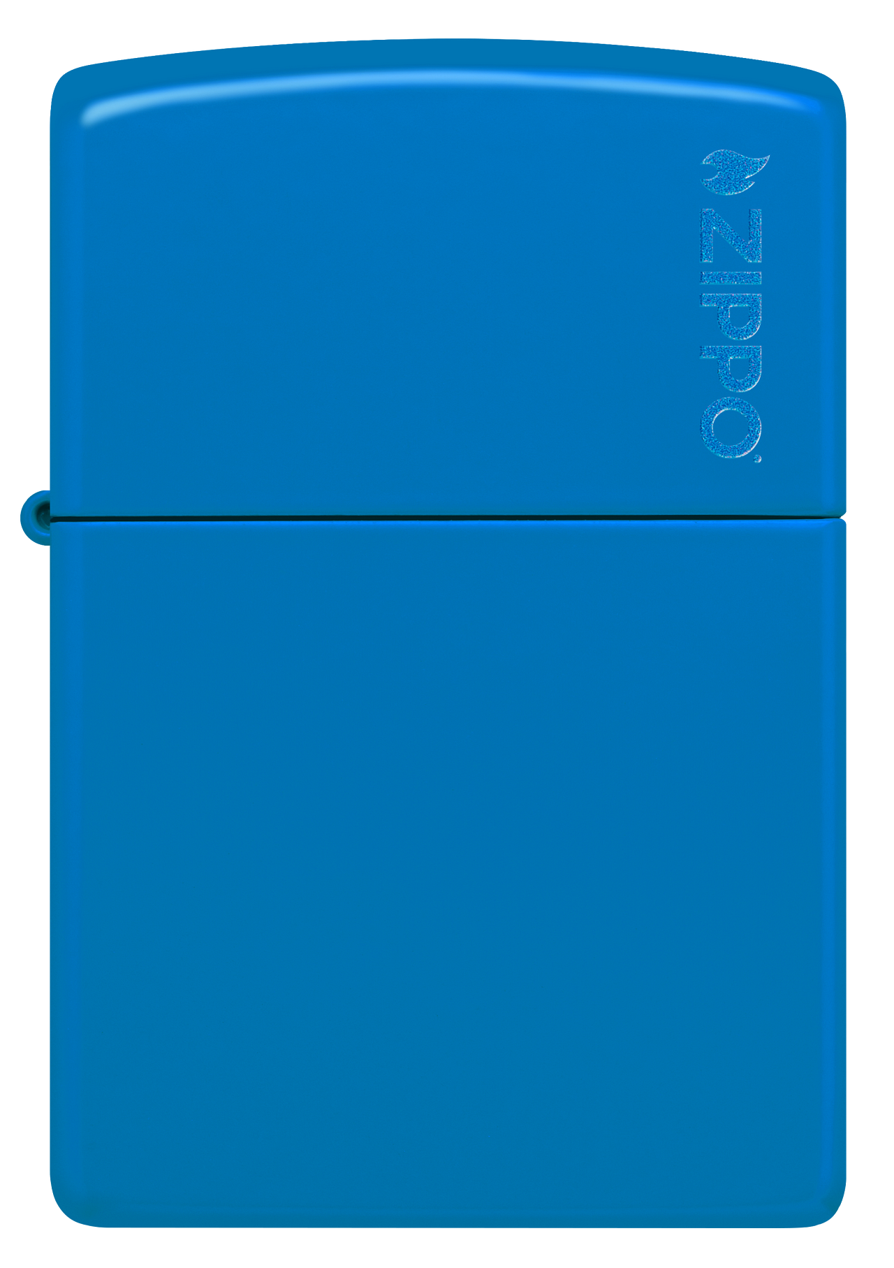 Classic Sky Blue Matte Zippo Logo