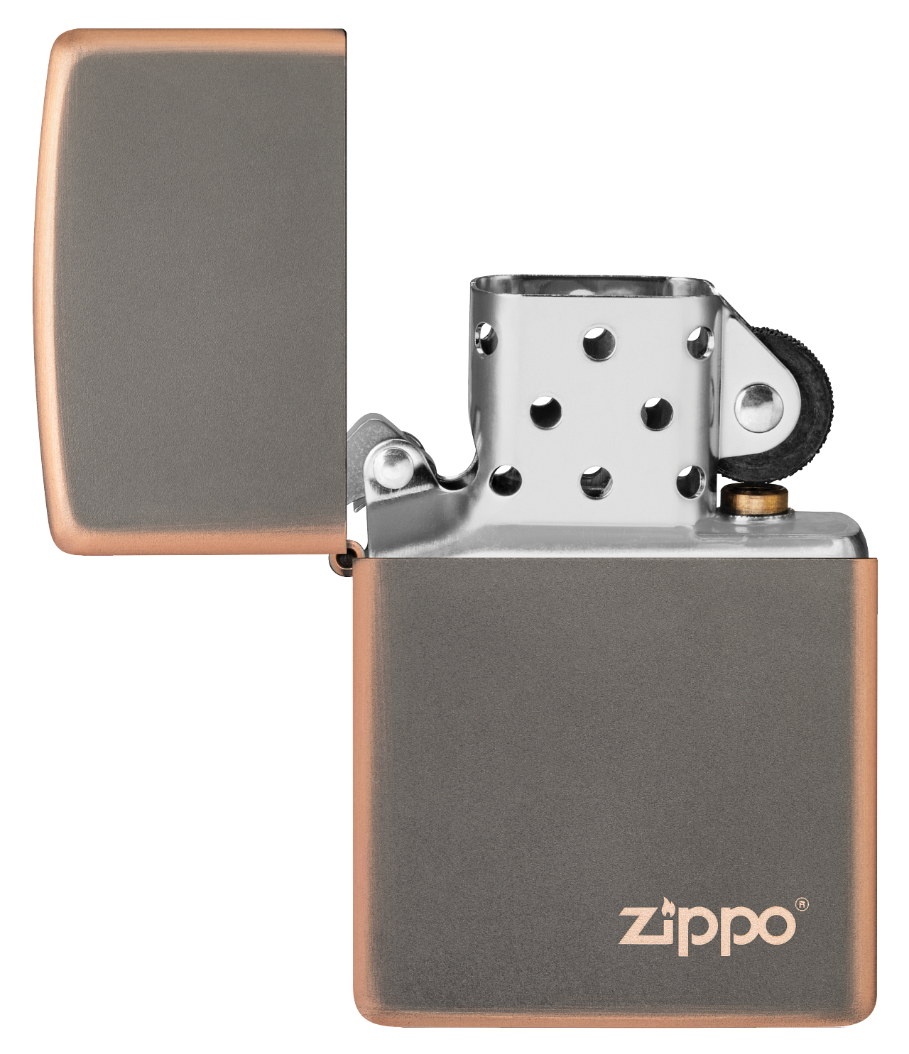 Rustic Bronze Zippo Logo