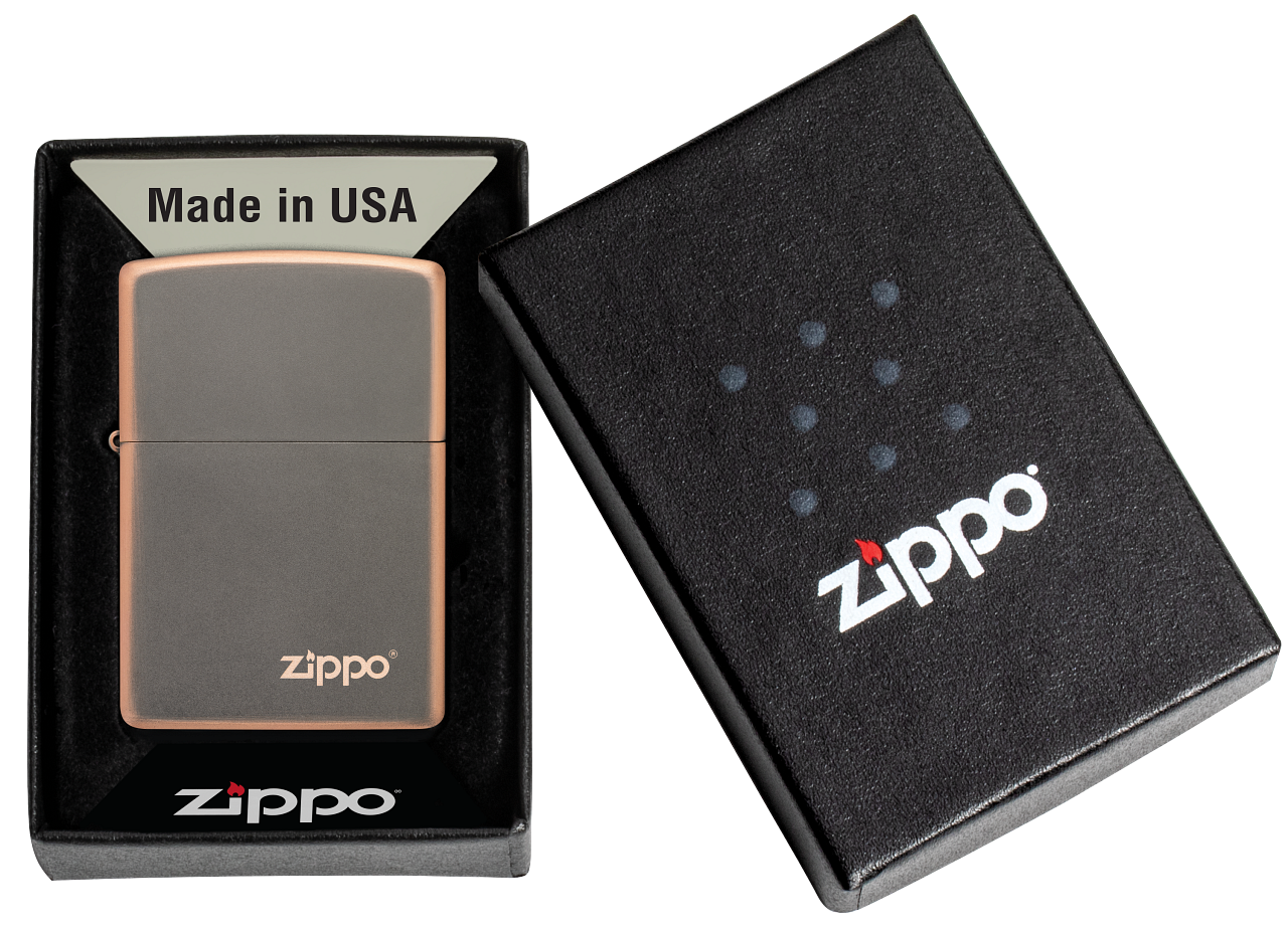 Rustic Bronze Zippo Logo