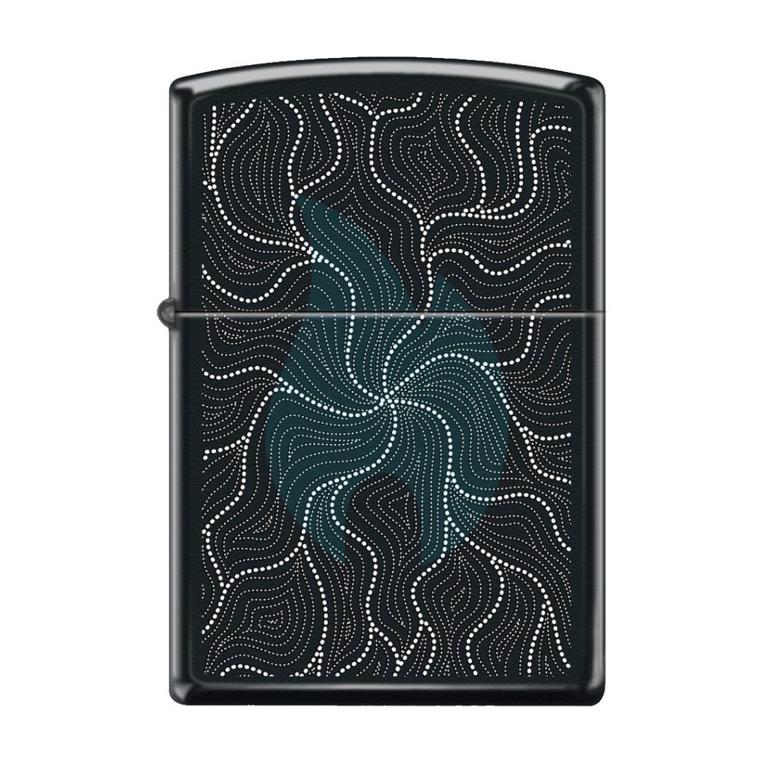 Pattern Black Light Zippo