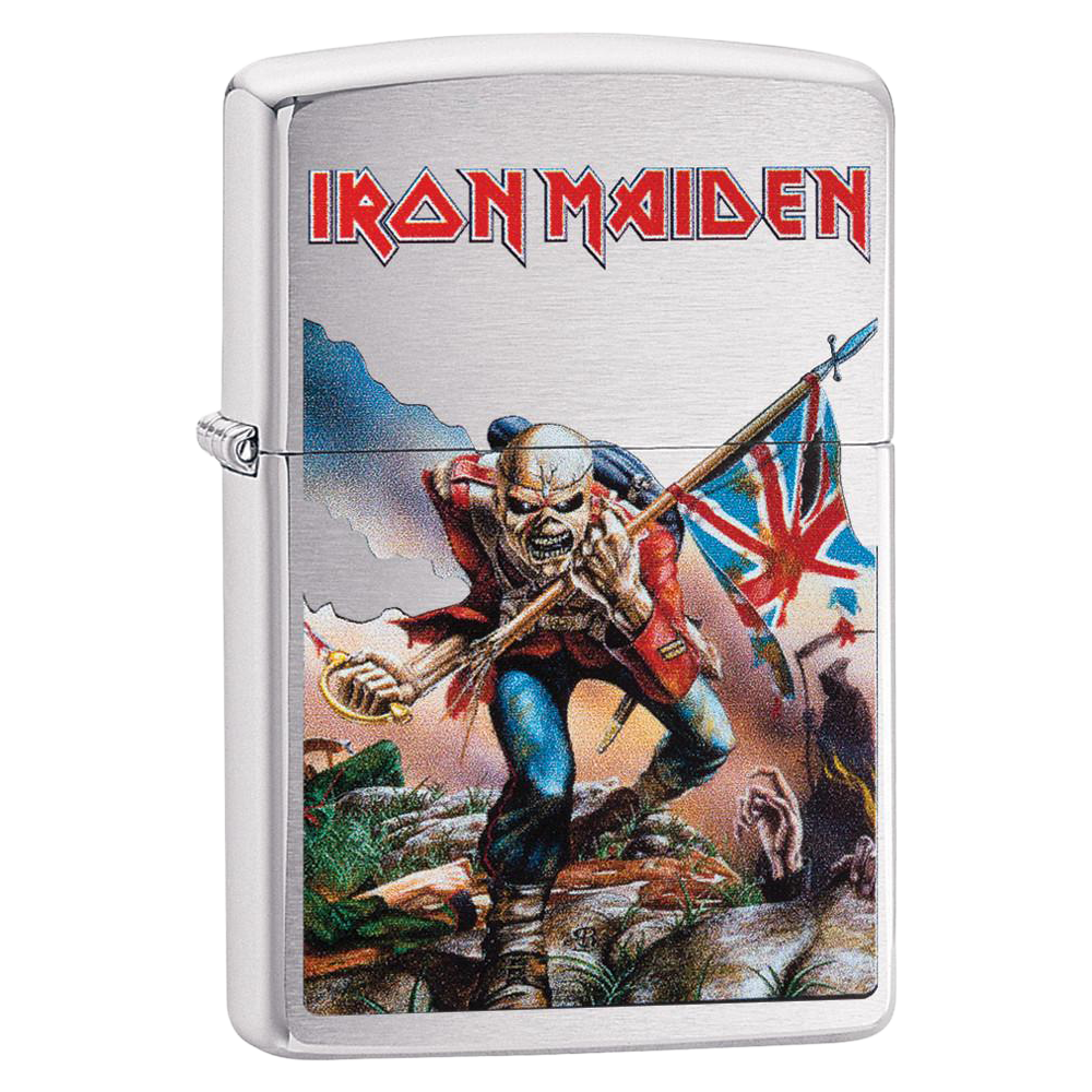 Iron Maiden Eddie Mascot Chrome Windproof Lighter – Zippo South Africa