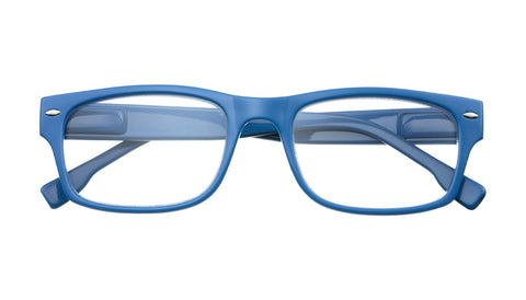 '+3.50 Power Blue with Stripe Accent Readers