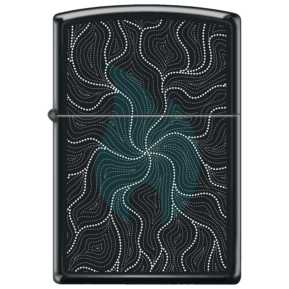 Pattern Black Light Zippo