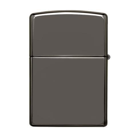 150, Black Ice, Classic Case - back of lighter