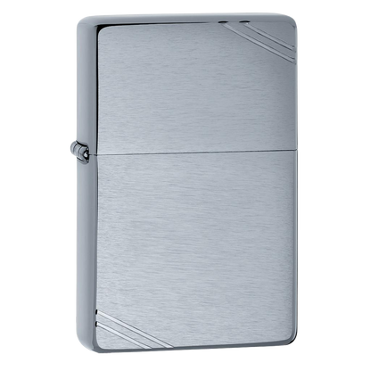 Brushed Chrome Vintage with Slashes