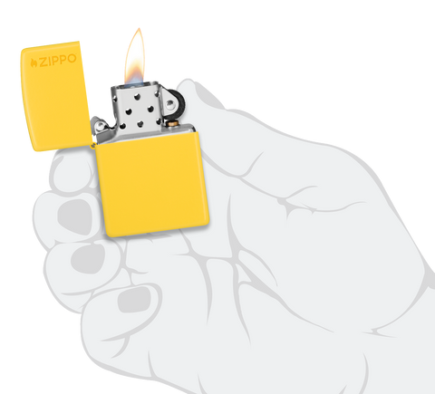 Classic Sunflower Zippo Logo