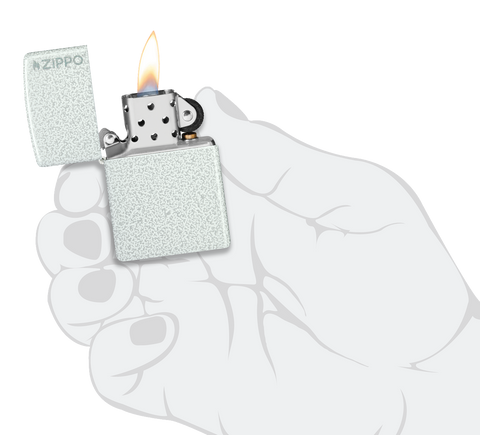 Classic Glacier Zippo Logo