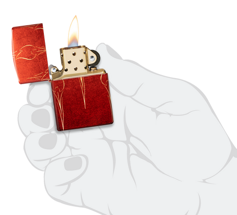 Ombre Zippo Flames