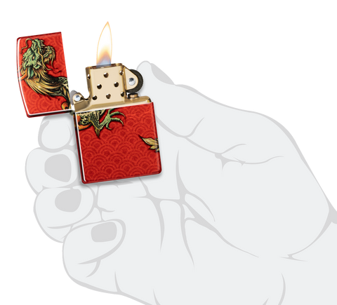 Zippo Dragon Design