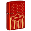 Red Festive Zippo