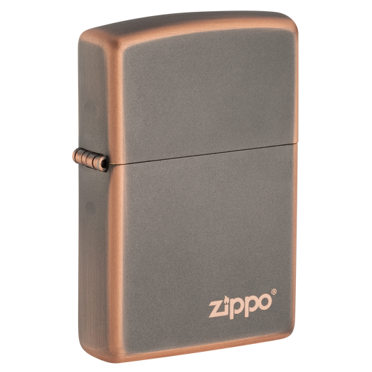Rustic Bronze Zippo Logo