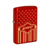 Red Festive Zippo