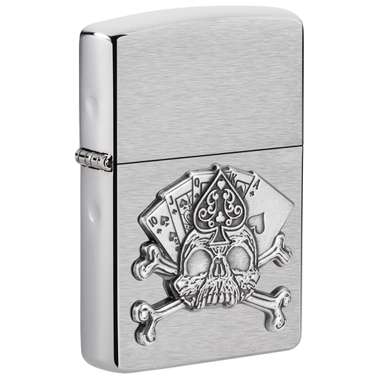 Card Skull Emblem Design