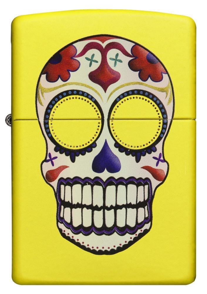 24894, Day of the Dead, Color Image, Neon Yellow, Classic Case