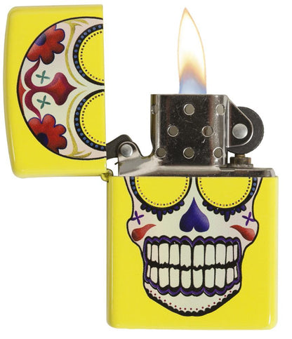 24894, Day of the Dead, Color Image, Neon Yellow, Classic Case