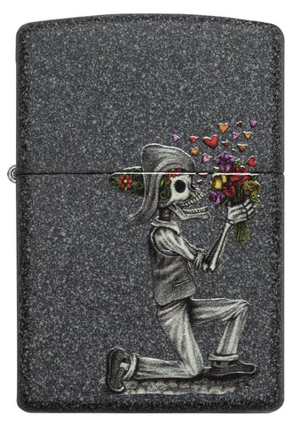 28987, Iron Stone Skeleton Husband and Wife Lighters Set of Two, Color Image, Iron Stone
