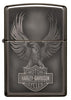 Front view of Harley-Davidson Black Ice Windproof Lighter