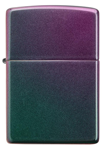 Front of Iridescent windproof lighter 