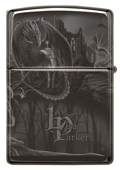 Back shot of Lisa Parker Mythological Design Windproof Lighter