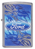 Front of Ford Flame Logo Street Chrome™ Windproof Lighter