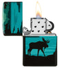 Me Landscape Design 540 Color Windproof Lighter with its lid open and lit