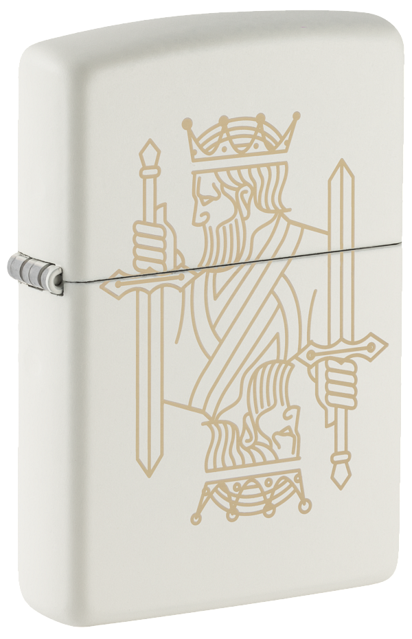 Bag and Lighter - Set Gift Lighter Royal Crown Zippo King&Queen クラウン zippo - New - 49661 その他