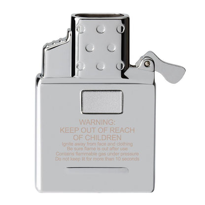 Back View of the Double Torch Butane Lighter Insert