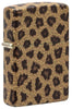 Front shot of Leopard Print 540 Color Windproof Lighter standing at a 3/4 angle